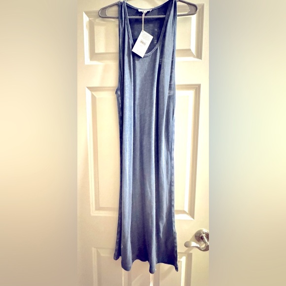 Splendid NWT Sz XL Blue Maxi Tank Dress - Picture 5 of 8